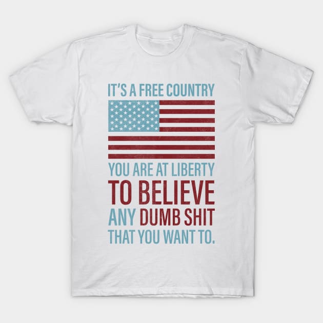 It's a Free Country T-Shirt by Vector Deluxe